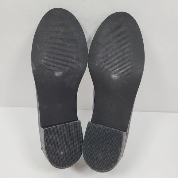 H&M Women's Black Slip On Loafers 512110 US Size 7 - Picture 7 of 8